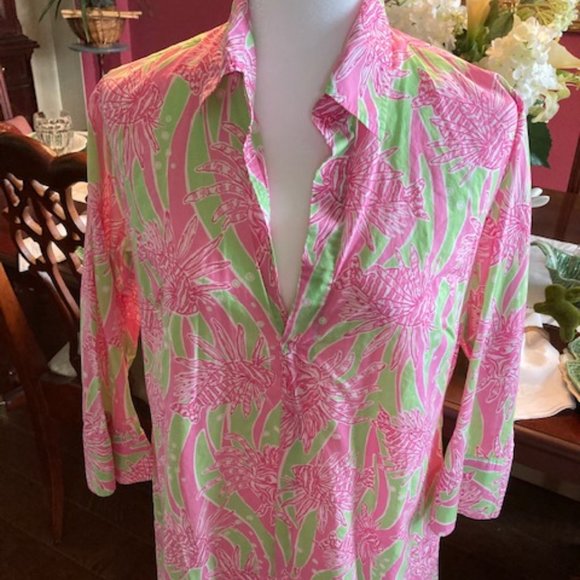 Lilly Pulitzer Easy Tiger print tunic/dress - M - Picture 3 of 5